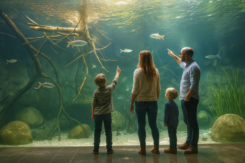 Zoo Leipzig mit Kindern Tieren auf Augenhöhe begegnen